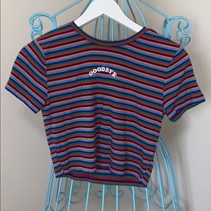 Rainbow “goodbye” crop